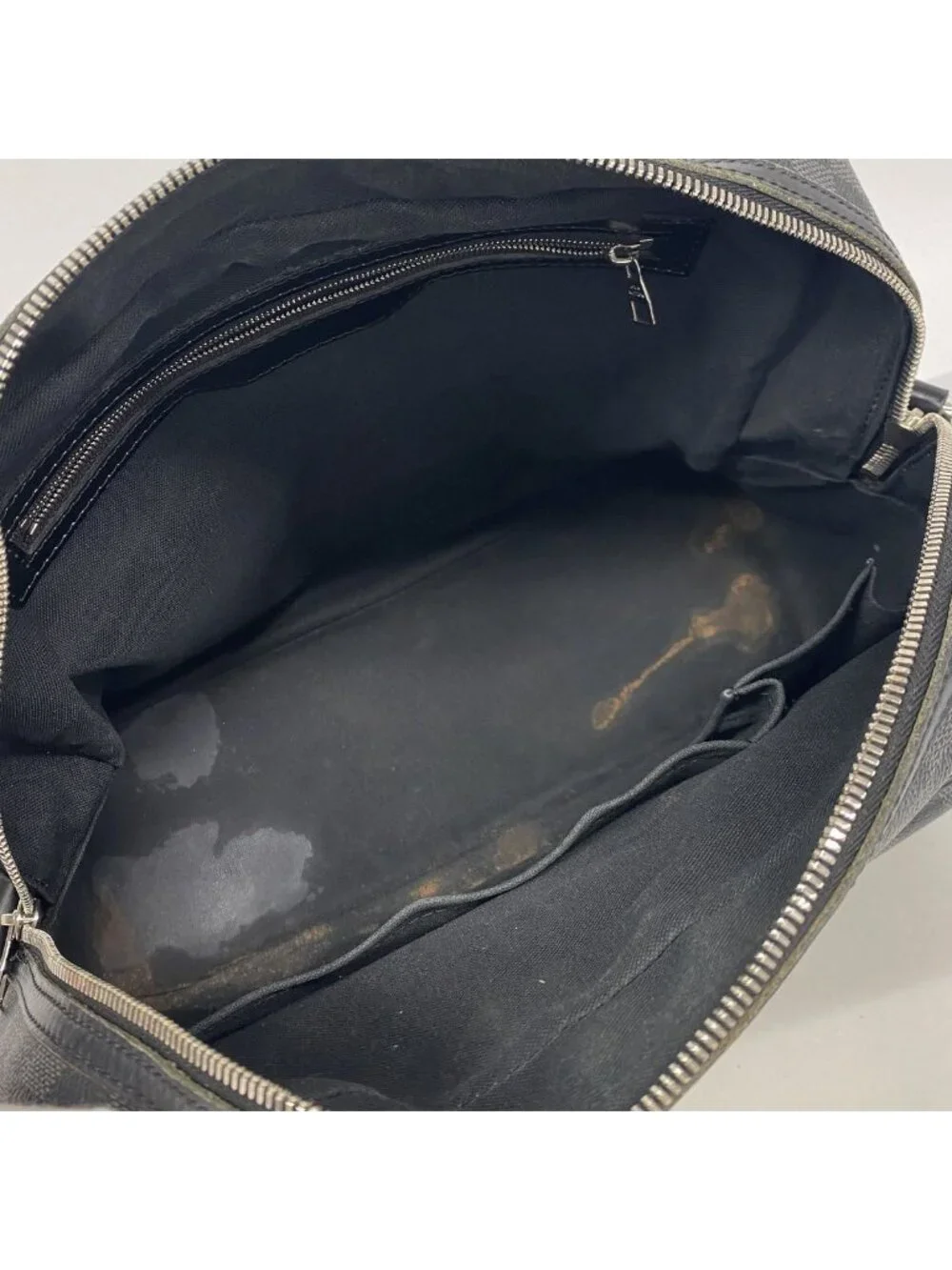 Louis Vuitton Shoulder Bag Damier Graphite Io Black Gray